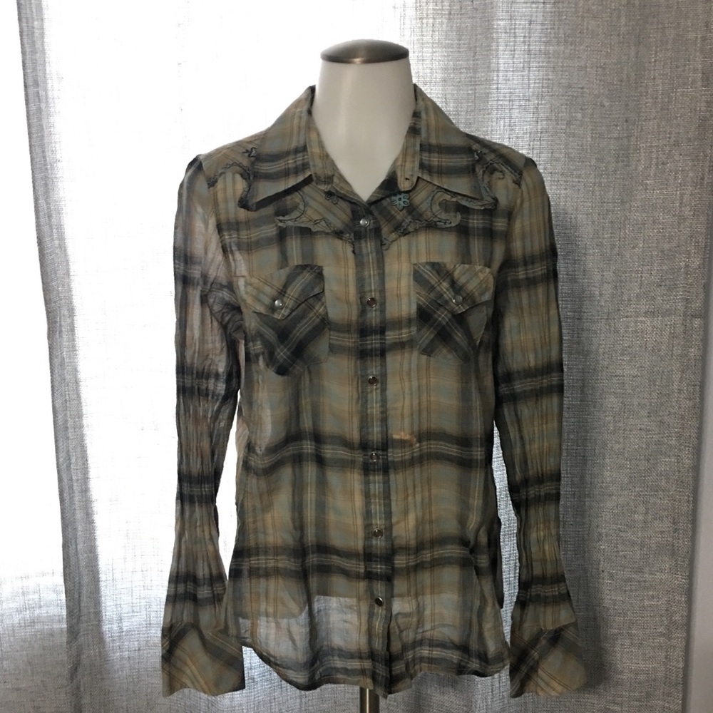 Bit & Bridle button up shirt